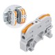KV-214 Mini Fast Wire Connector Universal Wiring Cable Connector Push-in Conductor Terminal Block