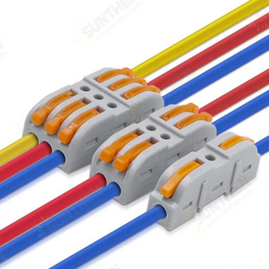 KV-214 Mini Fast Wire Connector Universal Wiring Cable Connector Push-in Conductor Terminal Block