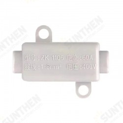 ZK-1106 1 Pc High Power Wire Connector 1-6mm Square Quick Connection Terminal Copper Aluminum Transition Assembly Wiring Clamp ZK-1106 1 Pc High Power Wire Connector 1-6mm Square Quick Connection Terminal Copper Aluminum Transition Assembly Wiring Clamp