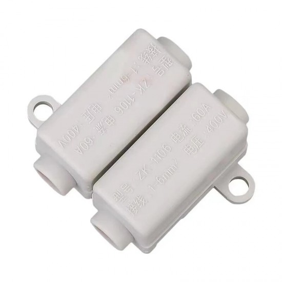 ZK-1106 1 Pc High Power Wire Connector 1-6mm Square Quick Connection Terminal Copper Aluminum Transition Assembly Wiring Clamp