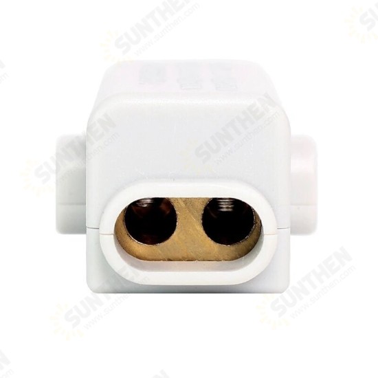 ZK-T1 T-type Wire Clamp Splitter High-power Connector 6 Flat Wire Terminal Block 1 Point 2 Three-way Connector