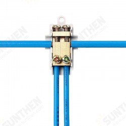 ZK-T1 T-type Wire Clamp Splitter High-power Connector 6 Flat Wire Terminal Block 1 Point 2 Three-way Connector ZK-T1 T-type Wire Clamp Splitter High-power Connector 6 Flat Wire Terminal Block 1 Point 2 Three-way Connector