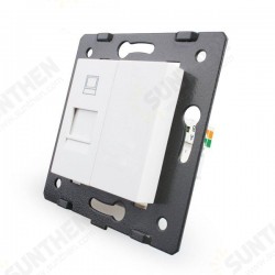 White Plastic EU Standard Function Key For Computer Socket White Plastic EU Standard Function Key For Computer Socket