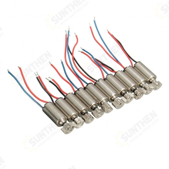 10pcs 4x8mm DC1.5-3V Micro Coreless Motor Vibration Motor