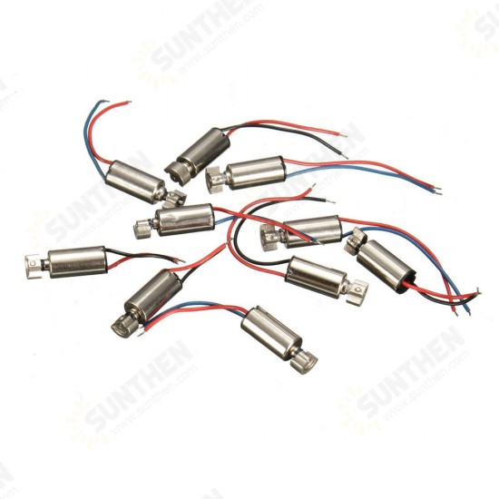 10pcs 4x8mm DC1.5-3V Micro Coreless Motor Vibration Motor