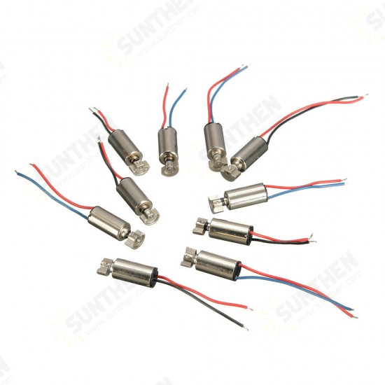 10pcs 4x8mm DC1.5-3V Micro Coreless Motor Vibration Motor