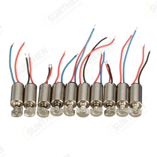 10pcs 4x8mm DC1.5-3V Micro Coreless Motor Vibration Motor