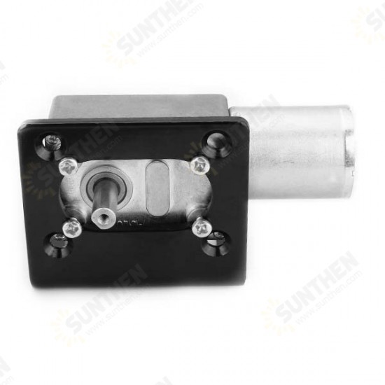 12V 125RPM Worm Gear Motor Reducer Motor with Bracket