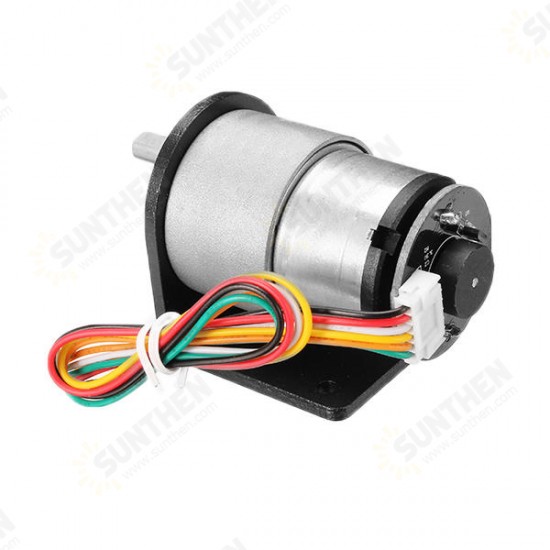 12V 320rpm/12V 107rpm/6V 160rpm DC Gear Motor Encoder Motor with Mounting Bracket and Wheel