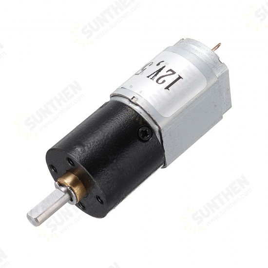 20GP-130 DC 12V Planetary Gear Motor 20mm 8/10/13/45/58/256/300rpm Miniature Gear Motor