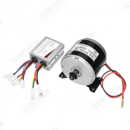 24V 350W Electric Scooter E Bike Bicycle Brushed Motor with Controller For 25H Chain