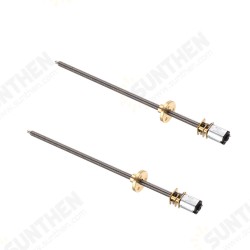 2Pcs Electric Gearbox Motors T5x160mm DC 6V N20 Geared Motor 4mm Fast Screw Motor With Flange Screw Motor 2Pcs Electric Gearbox Motors T5x160mm DC 6V N20 Geared Motor 4mm Fast Screw Motor With Flange Screw Motor