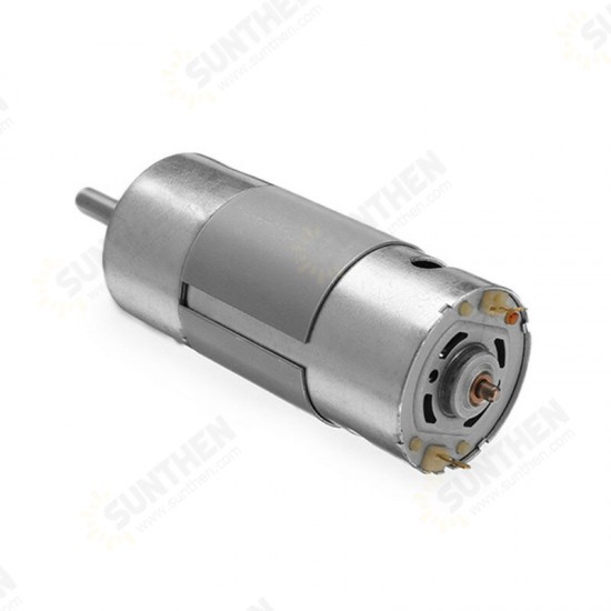 37GB555 DC 12V 180RPM Geared Motor High Torque Gear Reducer Motor