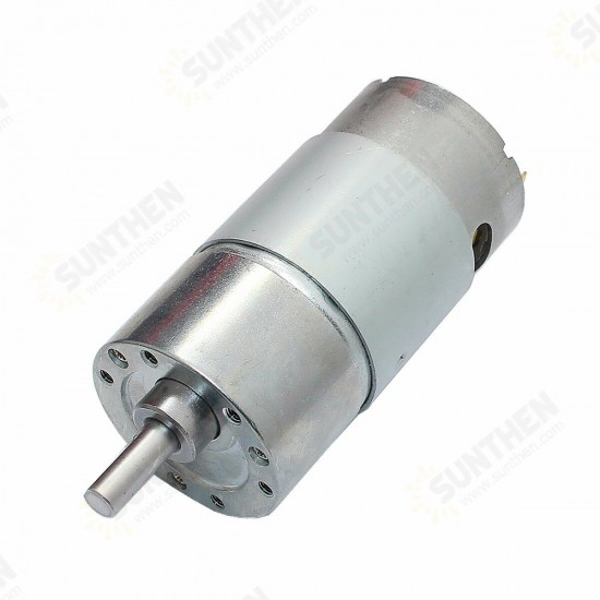 37GB555 DC 12V 180RPM Geared Motor High Torque Gear Reducer Motor