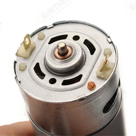 37GB555 DC 12V 180RPM Geared Motor High Torque Gear Reducer Motor