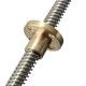 400mm Lead Screw Brass Nut ACME 8mm Screw Pitch Lead Screw