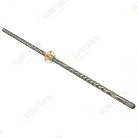 400mm Lead Screw Brass Nut ACME 8mm Screw Pitch Lead Screw