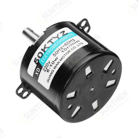 50KTYZ 220V 30/50/100rpm Electric Synchronous Motor 10W Permanent Magnet Motor AC Motor