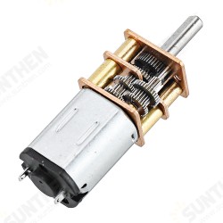 5Pcs N20 DC 12V 15rpm Gear Motor Miniature High Torque Electric For Gear Motor Box
