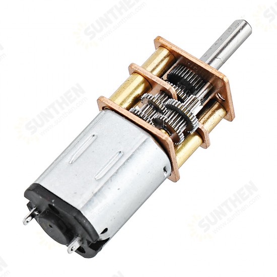 5Pcs N20 DC 12V 15rpm Gear Motor Miniature High Torque Electric For Gear Motor Box