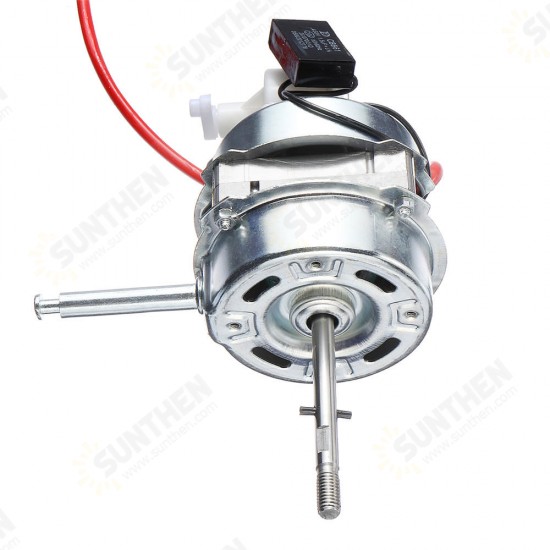 60W 1250RPM Air Conditioner Condenser Fan Motor Double Rolling Bearing Shaft Motor