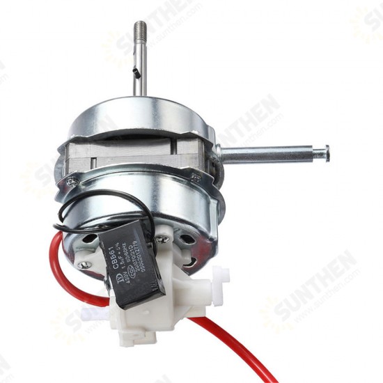 60W 1250RPM Air Conditioner Condenser Fan Motor Double Rolling Bearing Shaft Motor