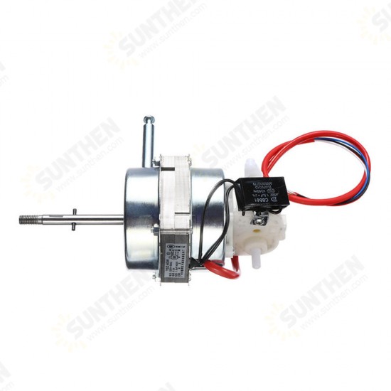 60W 1250RPM Air Conditioner Condenser Fan Motor Double Rolling Bearing Shaft Motor