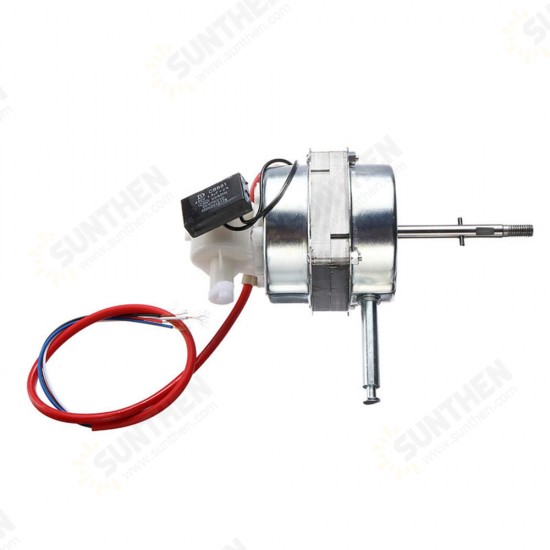 60W 1250RPM Air Conditioner Condenser Fan Motor Double Rolling Bearing Shaft Motor