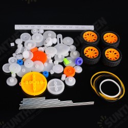 78pcs Plastic Motor Gear Kit DIY Gear Assortment Accessories Set With Various Gear And Axle Belt Bus 78pcs Plastic Motor Gear Kit DIY Gear Assortment Accessories Set With Various Gear And Axle Belt Bus