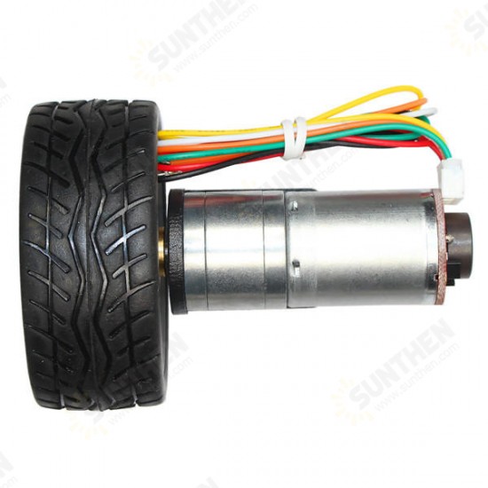 MOTOR 6V 210RPM Encoder Motor DC Gear Motor with Mounting Bracket and Wheel MOTOR 6V 210RPM Encoder Motor DC Gear Motor with Mounting Bracket and Wheel