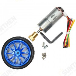 MOTOR 6V 210RPM Encoder Motor DC Gear Motor with Mounting Bracket and Wheel MOTOR 6V 210RPM Encoder Motor DC Gear Motor with Mounting Bracket and Wheel