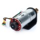 MOTOR 6V 210RPM Encoder Motor DC Gear Motor with Mounting Bracket and Wheel