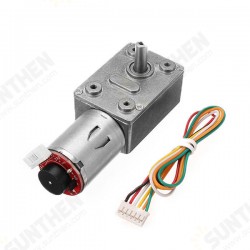 GM4632-370 DC 12V 30RPM High torque Turbo Encoder Motor Worm Geared Motor Reducer Motor GM4632-370 DC 12V 30RPM High torque Turbo Encoder Motor Worm Geared Motor Reducer Motor