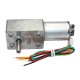 GM4632-370 DC 12V 30RPM High torque Turbo Encoder Motor Worm Geared Motor Reducer Motor