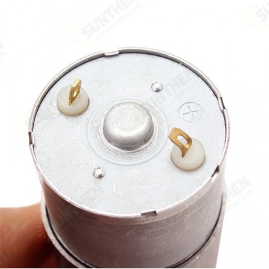 MOTOR 4Pcs 12V 130RPM DC Metal Gear Reducer Motor GM37-3525 High Torque DC Gear Motor