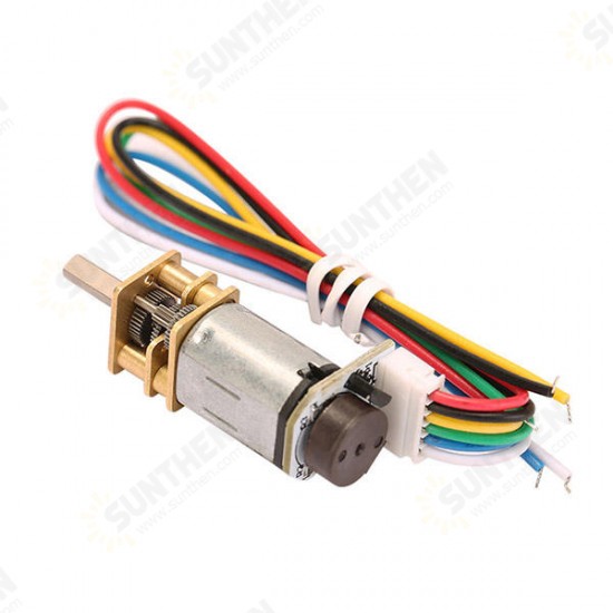 MOTOR DC6V 90RPM N20 Encoder Motor Reducer Gear Motor DC Gear Motor