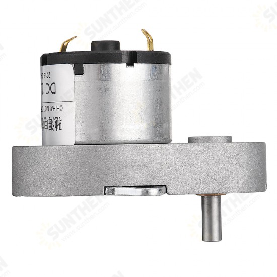 CHE-48GE-520 DC 12V 28rpm 1:225 Ratio Micro Permanent Magnet Reduction Gear Motor