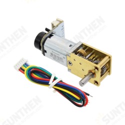 CHF-GW12T-N20VA Gear Motor DC 12V Encoding Worm Geared Motor CHF-GW12T-N20VA Gear Motor DC 12V Encoding Worm Geared Motor