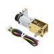 CHF-GW12T-N20VA Gear Motor DC 12V Encoding Worm Geared Motor