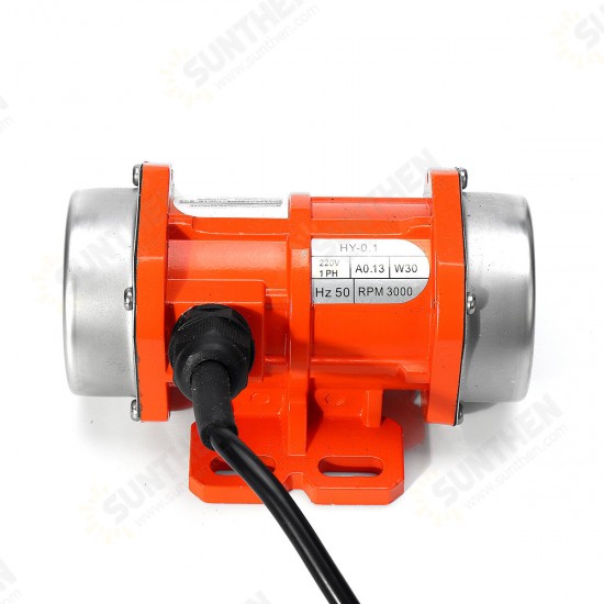 Concrete Vibrator Vibration Motor 15W/30W 220V 3000rpm Single Phase Aluminum/Motor Speed Controller