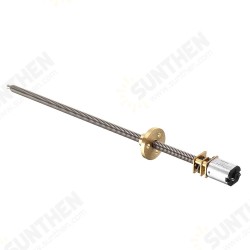 DC 12V 60/100/200/300/400RPM N20 Deceleration Gear Motor with T5x150MM T-type Quick Thread Output Shaft