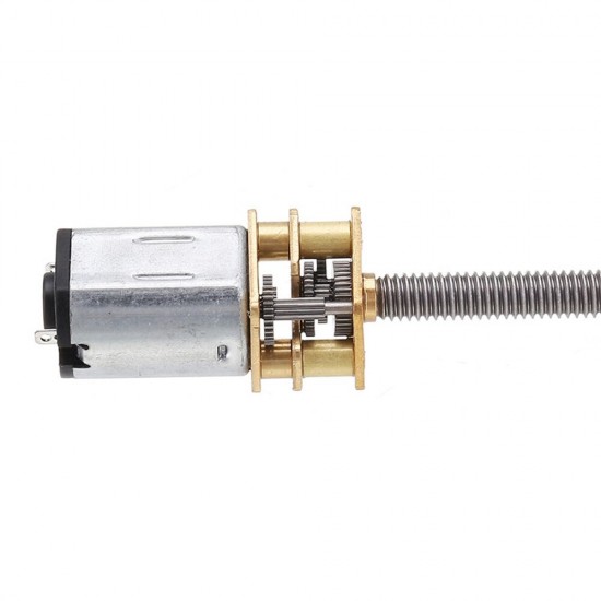 DC 12V 60/100/200/300/400RPM N20 Deceleration Gear Motor with T5x150MM T-type Quick Thread Output Shaft