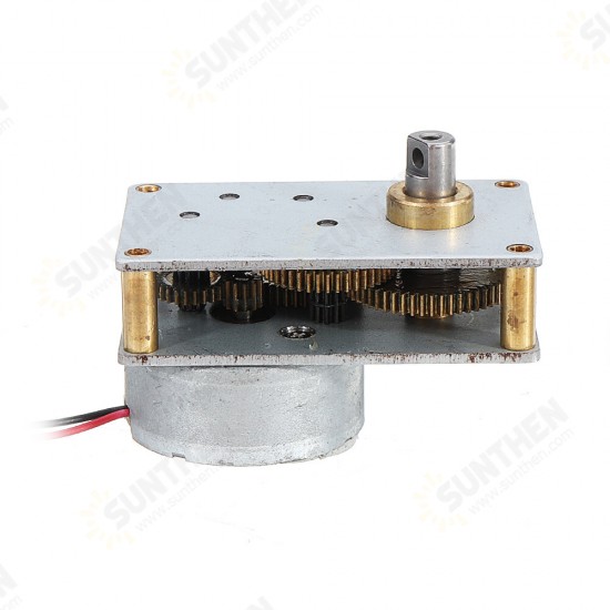 DC 6V Micro Gear Motor ZB4124-300 Reducer Motor Low Speed Metal Gear Motor