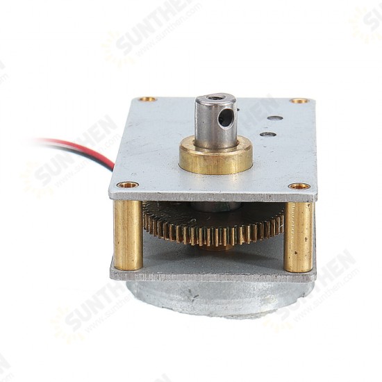 DC 6V Micro Gear Motor ZB4124-300 Reducer Motor Low Speed Metal Gear Motor