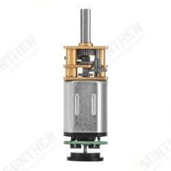 DC 6V N20 Gear Motor Encoder Speed Reduction Gearbox 30/50/70/200/500RPM Reducer Replacement Motor