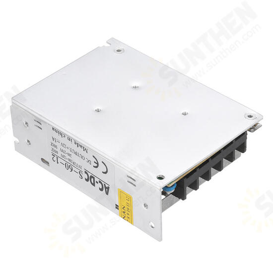 AC 110/220V to DC 12V 5A 60W/24V 5A 120W Universal Switching Power Supply For Nema 17 23 Stepper Motor 42 57 Motor CNC/LED/Monitoring/3D Printer