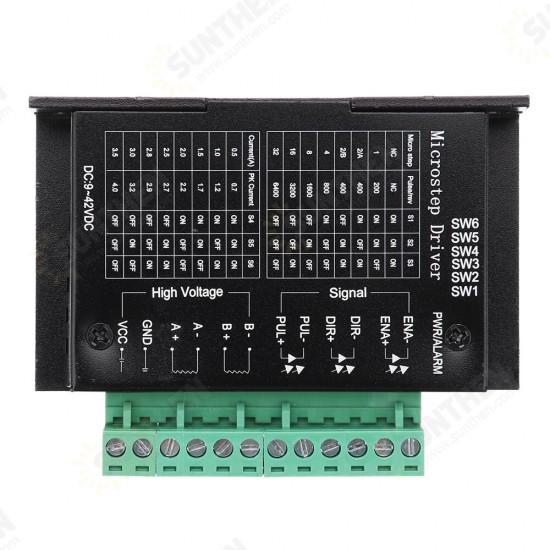 TB6600 Stepper Motor Driver 4A DC9-42V For Nema 17/23/34 Stepper Motor CNC Engraving Machine