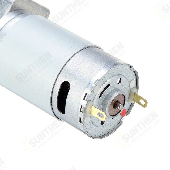 JGY395 DC 12V 5/20/40/70/100rpm High Torque Turbo Worm Geared Motor Gear Reducer Motor