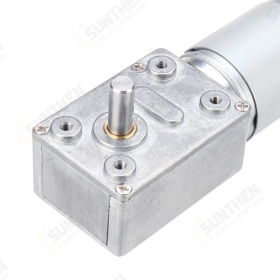 JGY395 DC 12V 5/20/40/70/100rpm High Torque Turbo Worm Geared Motor Gear Reducer Motor