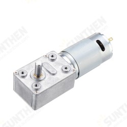JGY395 DC 12V 5/20/40/70/100rpm High Torque Turbo Worm Geared Motor Gear Reducer Motor